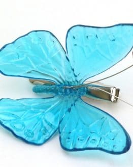 Schmetterling hellblau mit Clip (420262-bl)